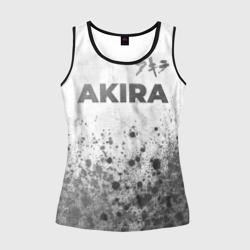Женская майка 3D Akira - white gradient посередине