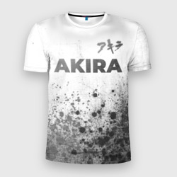Мужская футболка 3D Slim Akira - white gradient посередине