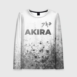 Женский лонгслив 3D Akira - white gradient посередине