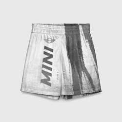 Детские спортивные шорты 3D Mini - white gradient по-вертикали