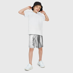 Детские спортивные шорты 3D Mini - white gradient по-вертикали - фото 2