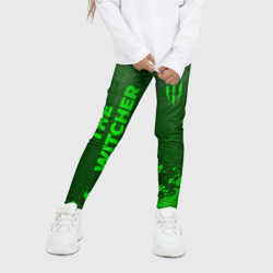 Детские леггинсы 3D The Witcher - green gradient вертикально - фото 2