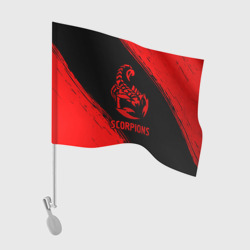 Флаг для автомобиля Scorpions - red gradient