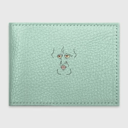 Обложка для студенческого билета Сквидвард Тентаклс гигачад мем