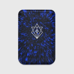 Картхолдер Magsafe магнитный In Flames blue energy