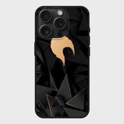 Чехол силиконовый для Apple iPhone 15 Pro матовый Date A Live golden poly