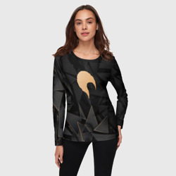 Женский лонгслив 3D Date A Live golden poly - фото 2