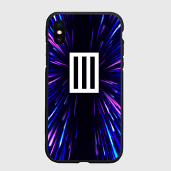Чехол для iPhone XS Max матовый Paramore neon energy
