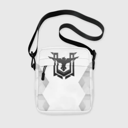 Сумка через плечо 3D Free Fire white poly