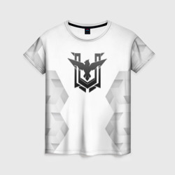 Женская футболка 3D Free Fire white poly