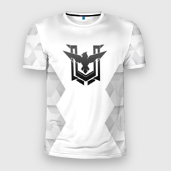 Мужская футболка 3D Slim Free Fire white poly