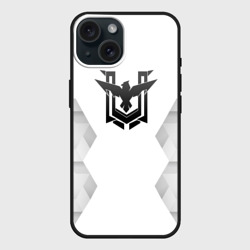 Чехол силиконовый для Apple iPhone 15 матовый Free Fire white poly