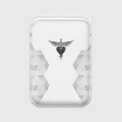 Картхолдер Magsafe магнитный Bon Jovi white poly