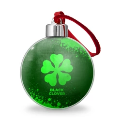 Ёлочный шар Black Clover - green gradient