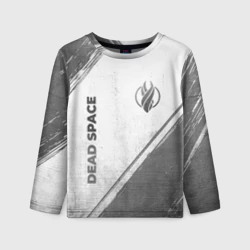 Детский лонгслив 3D Dead Space - white gradient вертикально