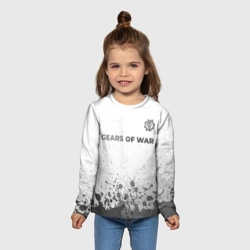 Детский лонгслив 3D Gears of War - white gradient посередине - фото 2