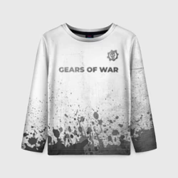 Детский лонгслив 3D Gears of War - white gradient посередине