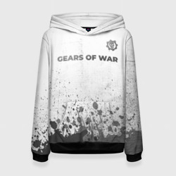 Женская толстовка 3D Gears of War - white gradient посередине