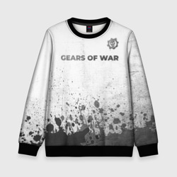 Детский свитшот 3D Gears of War - white gradient посередине