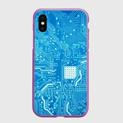 Чехол для iPhone XS Max матовый Системная плата