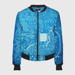 Женский бомбер 3D Системная плата