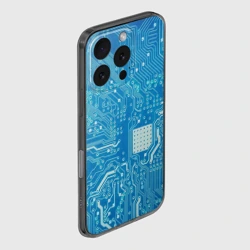 Чехол для iPhone 16 Pro силиконовый с защитой камеры Системная плата - фото 2