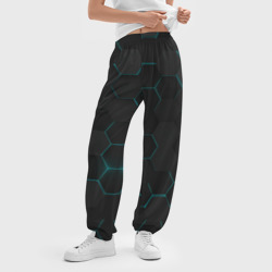 Женские джоггеры оверсайз 3D Honeycombs  - фото 2