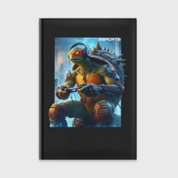 Ежедневник Черепаха киберспортсмен - нейроарт фантазия