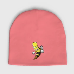 Детская шапка демисезонная Барт Симпсон шершень - перевоплощение