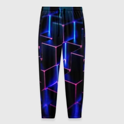 Мужские брюки 3D cubic step pattern