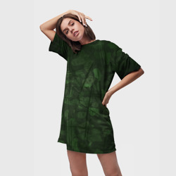 Платье-футболка 3D Абстракция - strange camouflage - фото 2