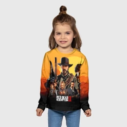 Детский лонгслив 3D Red Dead Redemption 2 - фото 2