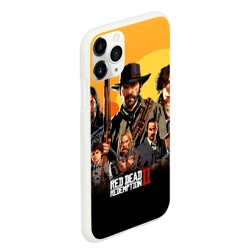 Чехол для iPhone 11 Pro Max матовый Red Dead Redemption 2 - фото 2
