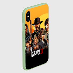Чехол для iPhone XS Max матовый Red Dead Redemption 2 - фото 2