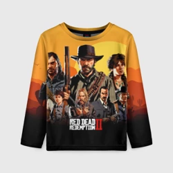 Детский лонгслив 3D Red Dead Redemption 2