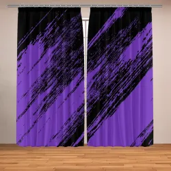 Фотошторы The color is purple and black 