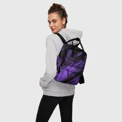 Сумка-рюкзак 3D The color is purple and black  - фото 2