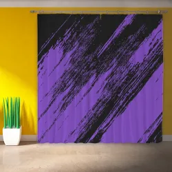 Фотошторы The color is purple and black  - фото 2