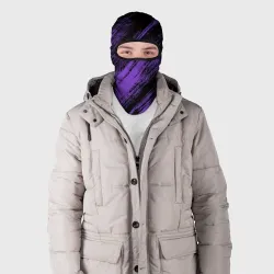Балаклава 3D The color is purple and black  - фото 2