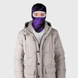 Балаклава 3D The color is purple and black  - фото 2