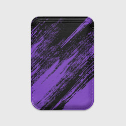 Картхолдер Magsafe магнитный The color is purple and black 