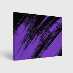 Холст прямоугольный The color is purple and black 