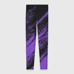 Леггинсы 3D The color is purple and black 
