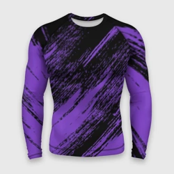Мужской рашгард 3D The color is purple and black 