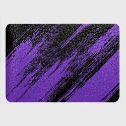 Картхолдер с принтом The color is purple and black  - фото 2