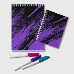 Блокнот The color is purple and black 