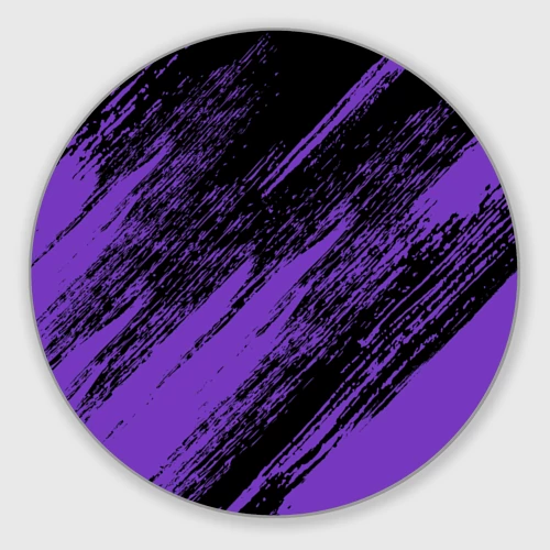 Круглый коврик для мышки The color is purple and black 
