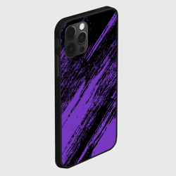 Чехол для iPhone 12 Pro The color is purple and black - фото 2