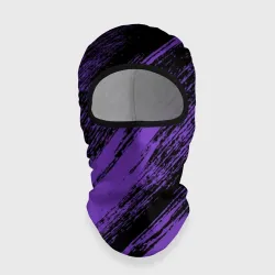 Балаклава 3D The color is purple and black 