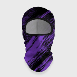 Балаклава 3D The color is purple and black 